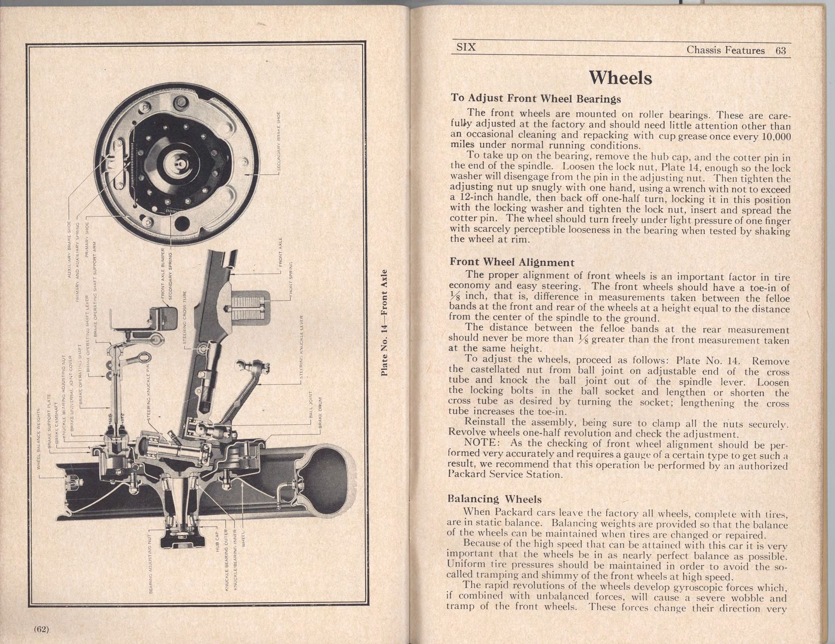 1927 Packard Six Owners Manual Page 34